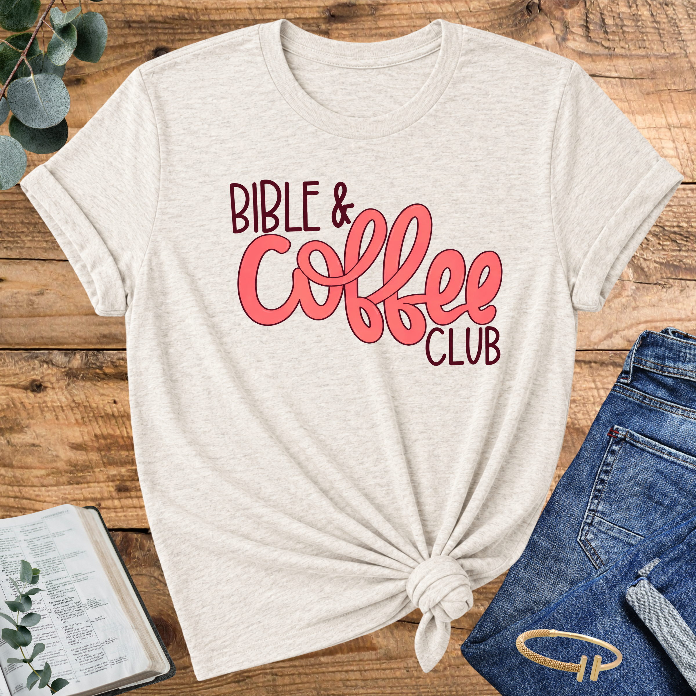 Bible & Coffee Club Tee