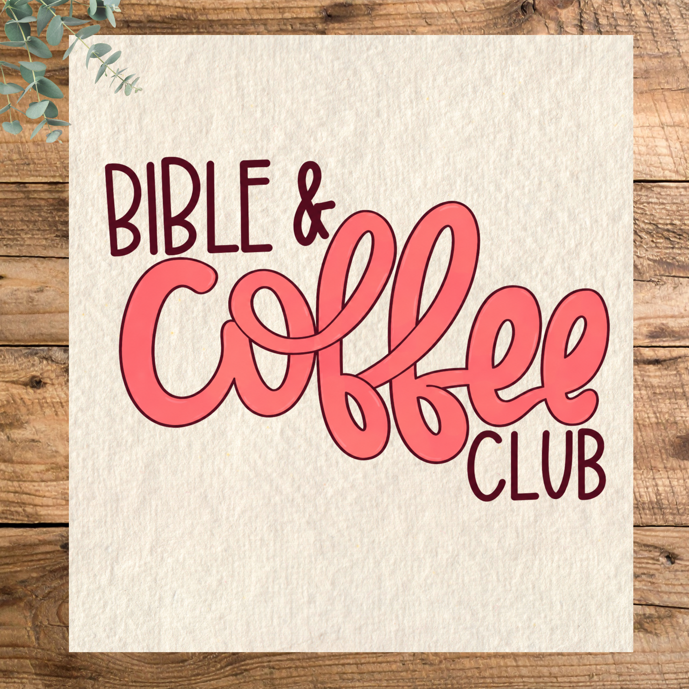 Bible & Coffee Club Tee