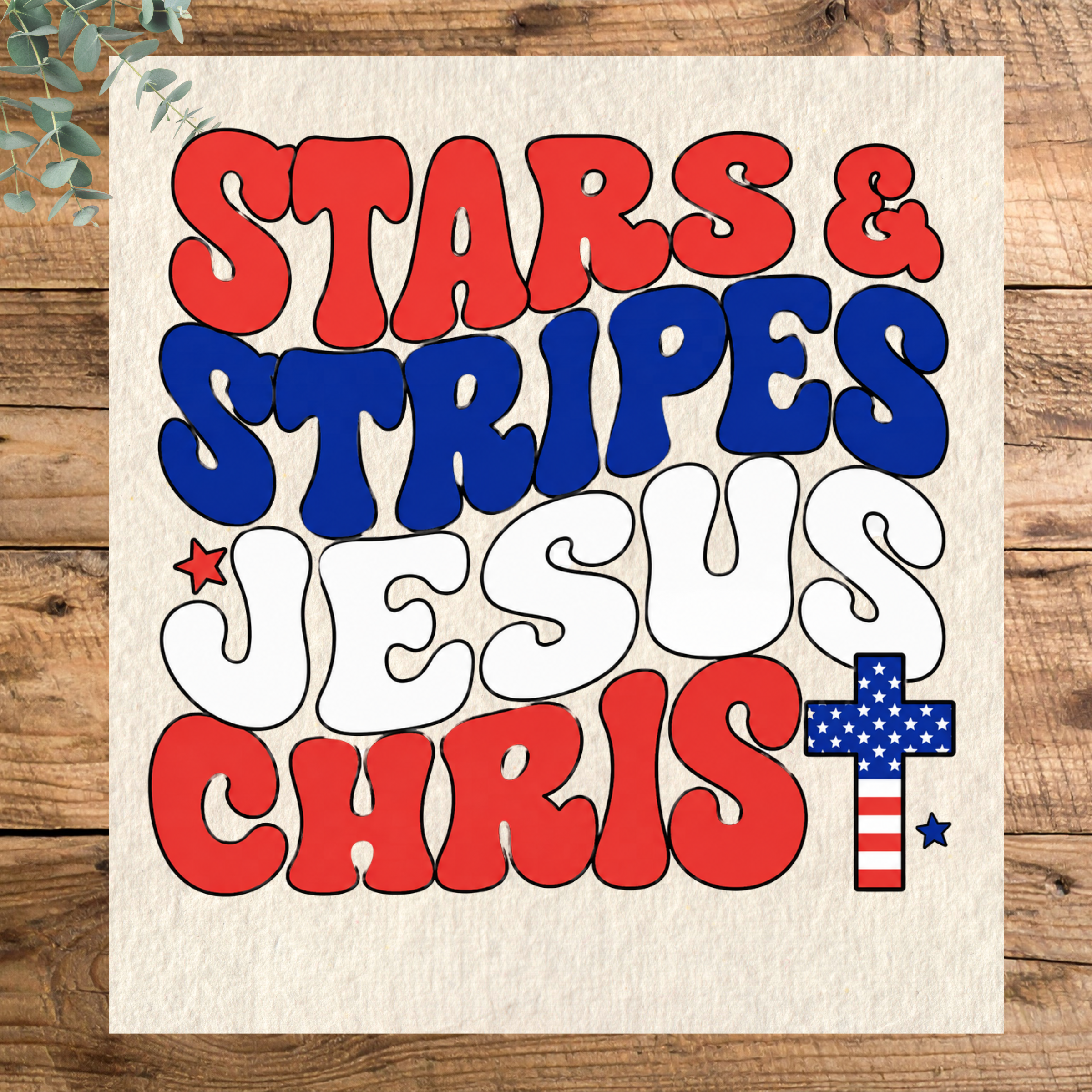 Stars & Stripes Jesus Christ