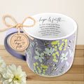 Hope & Faith Floral Mug