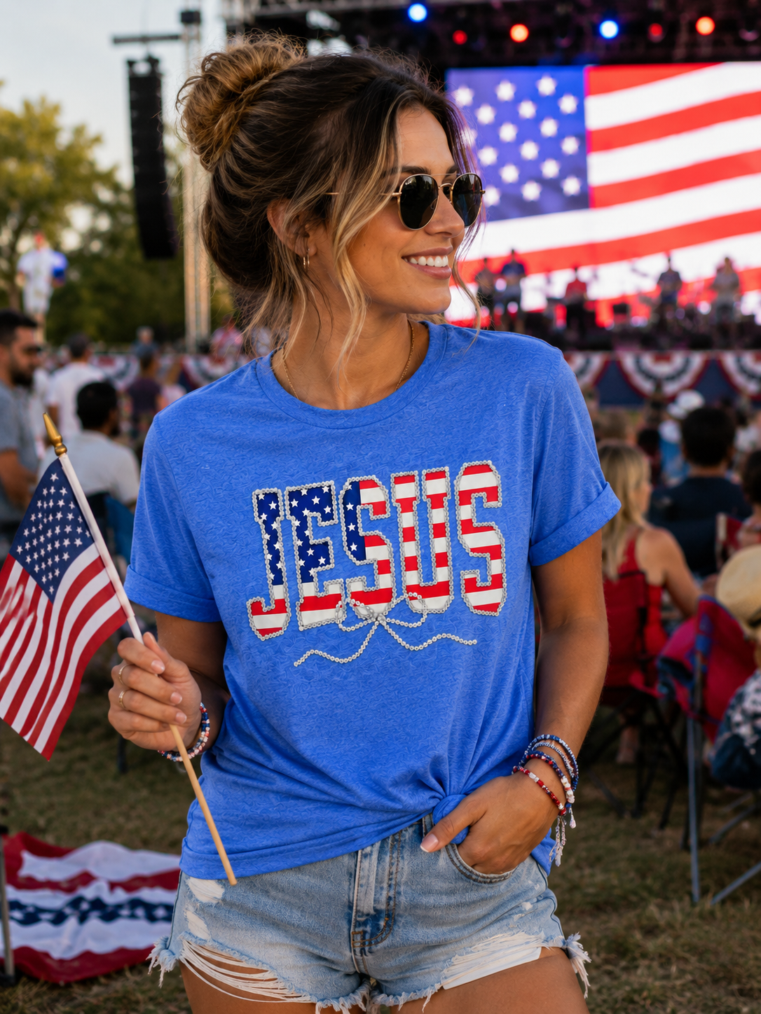 Jesus Patriotic Tee