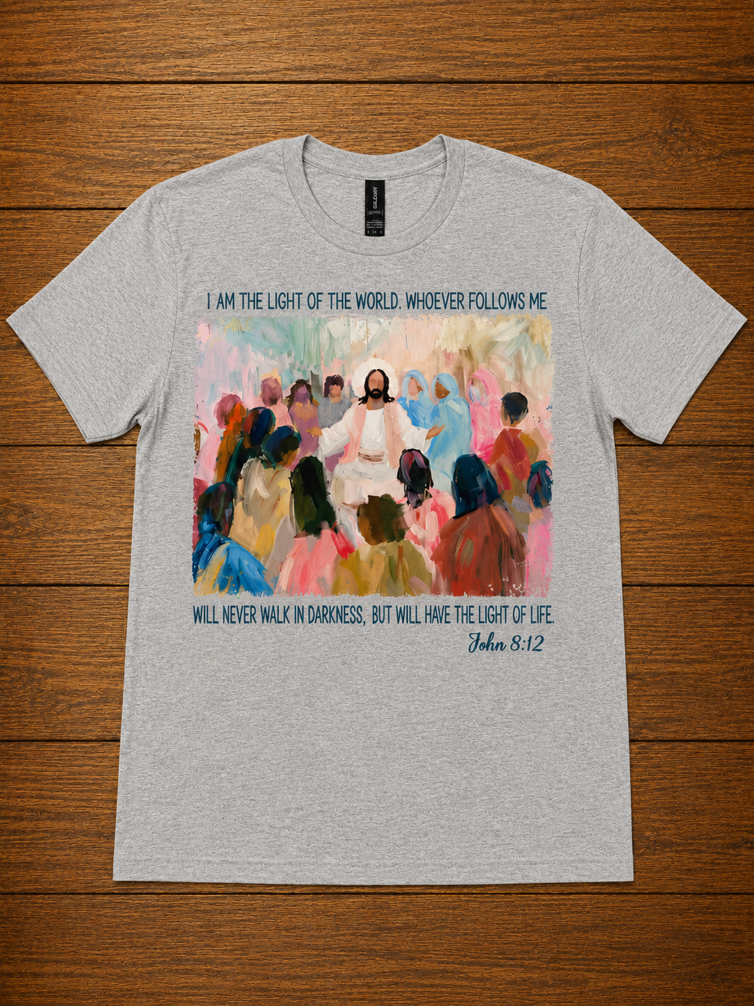Light of the World John 8:12 T-Shirt