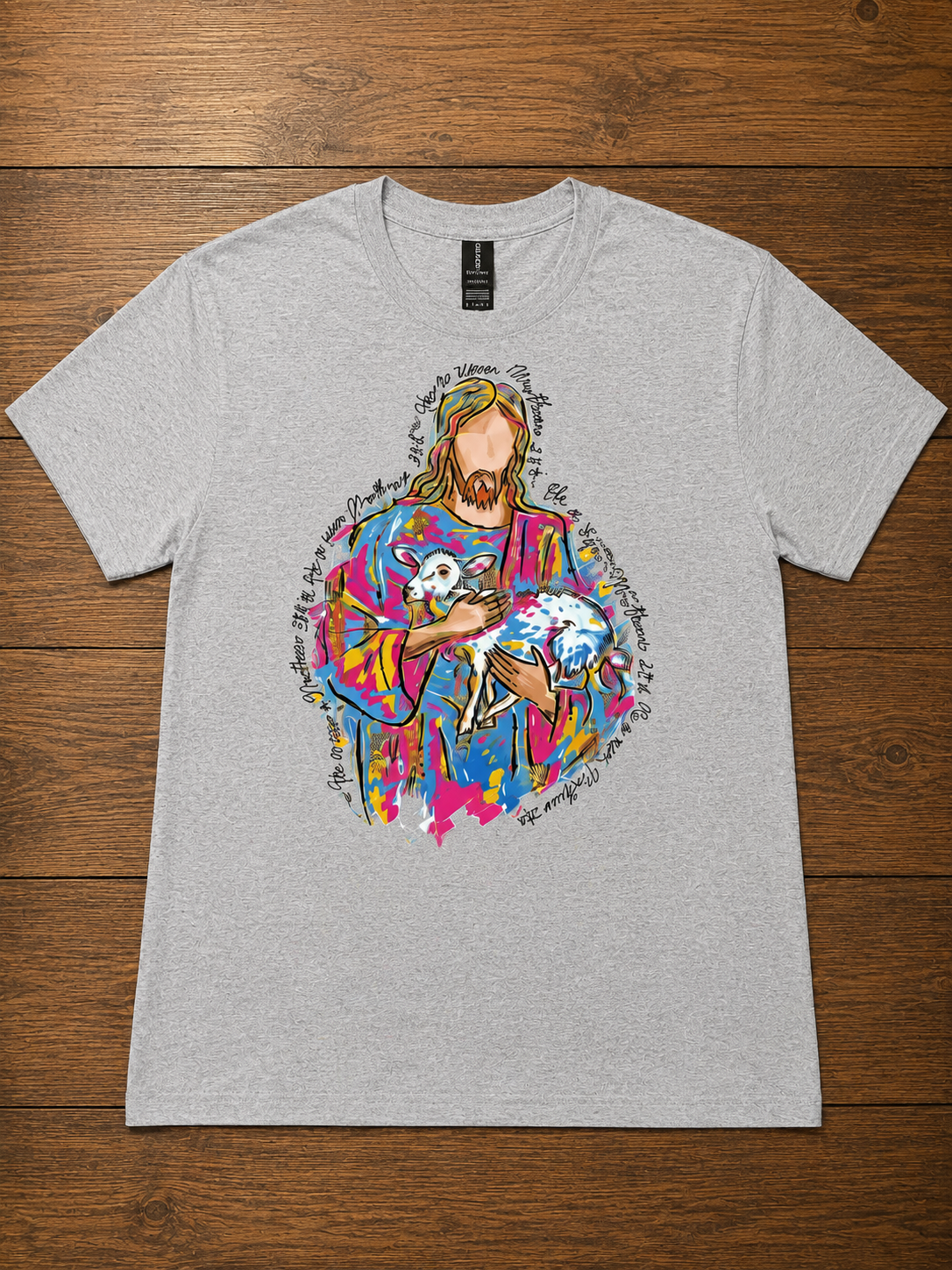 Painted He is Risen Matthew 28:6 T-Shirt