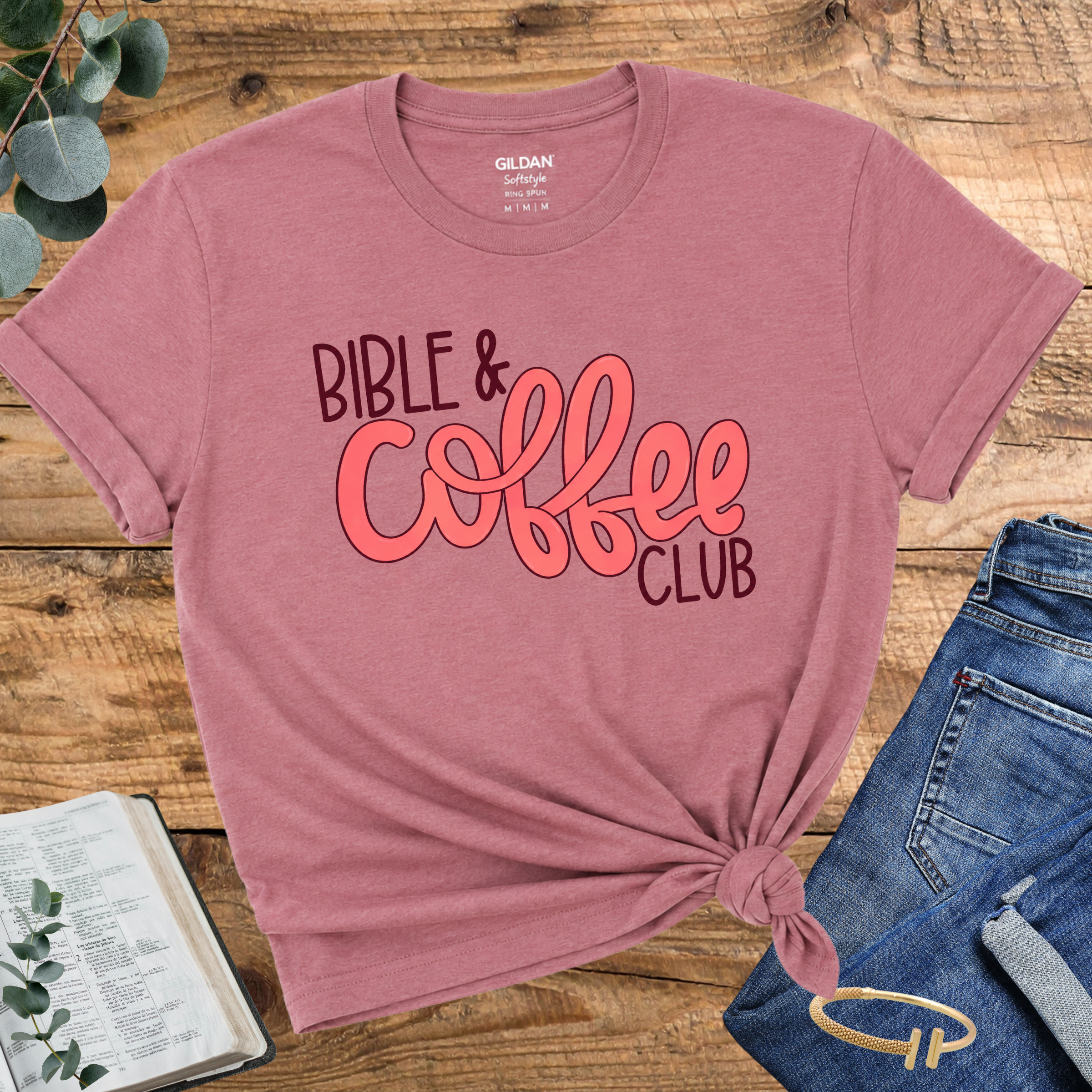 Bible & Coffee Club Tee