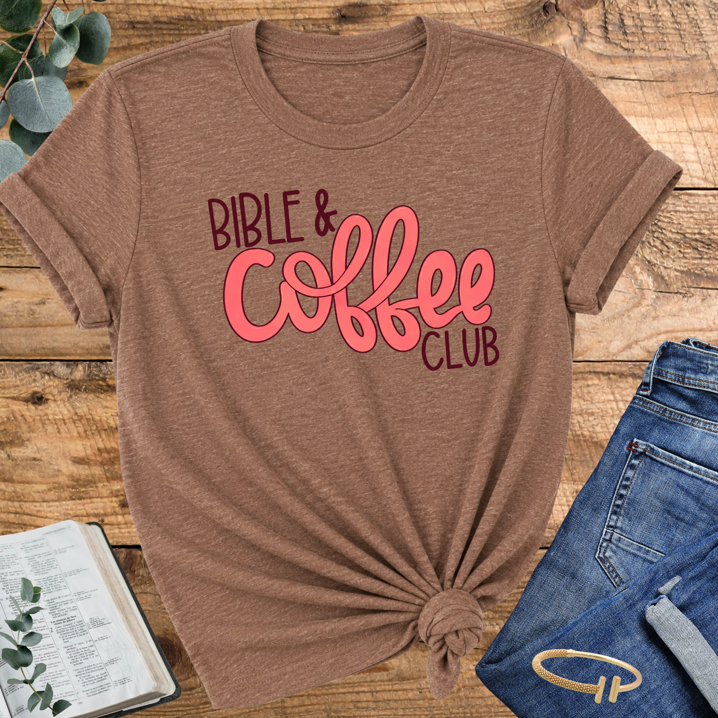 Bible & Coffee Club Tee