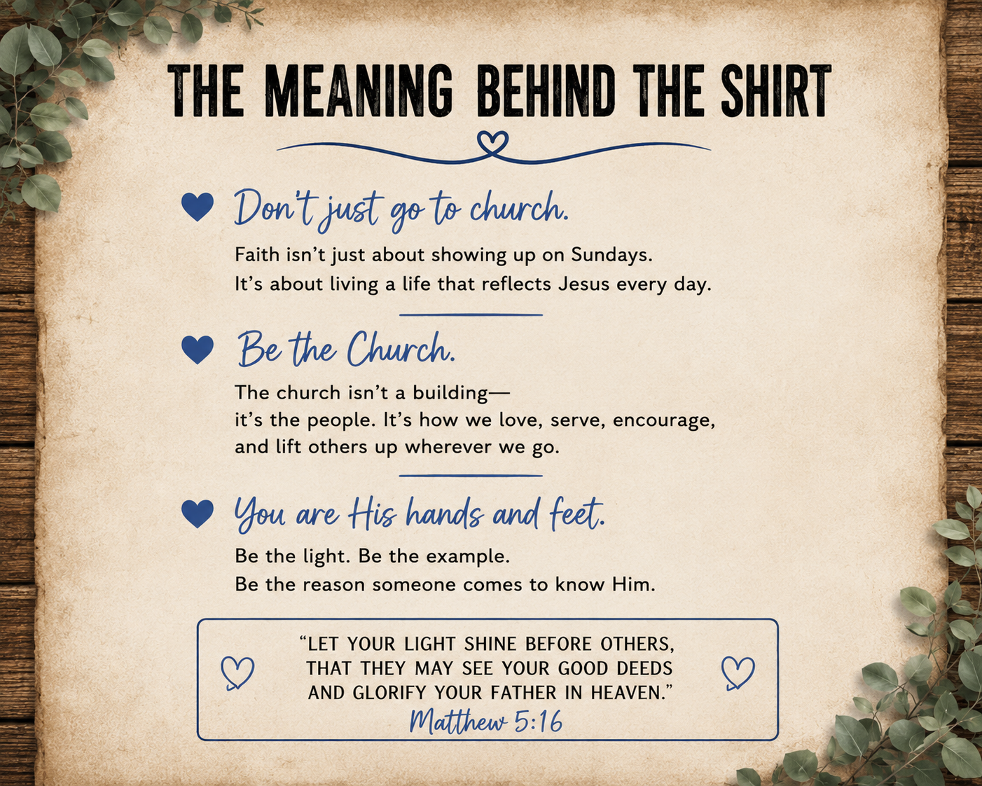 Be the Church