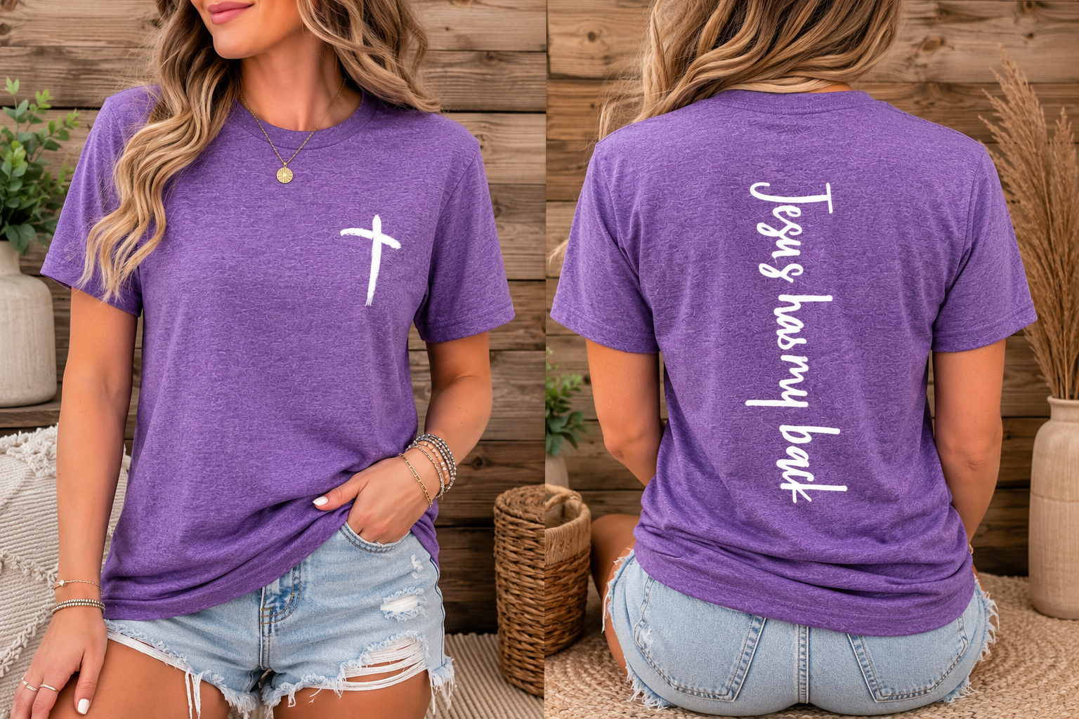 Jesus Has My Back Unisex Tee