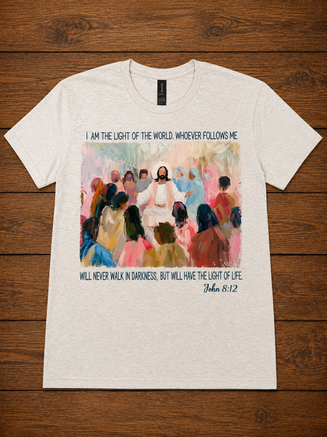 Light of the World John 8:12 T-Shirt