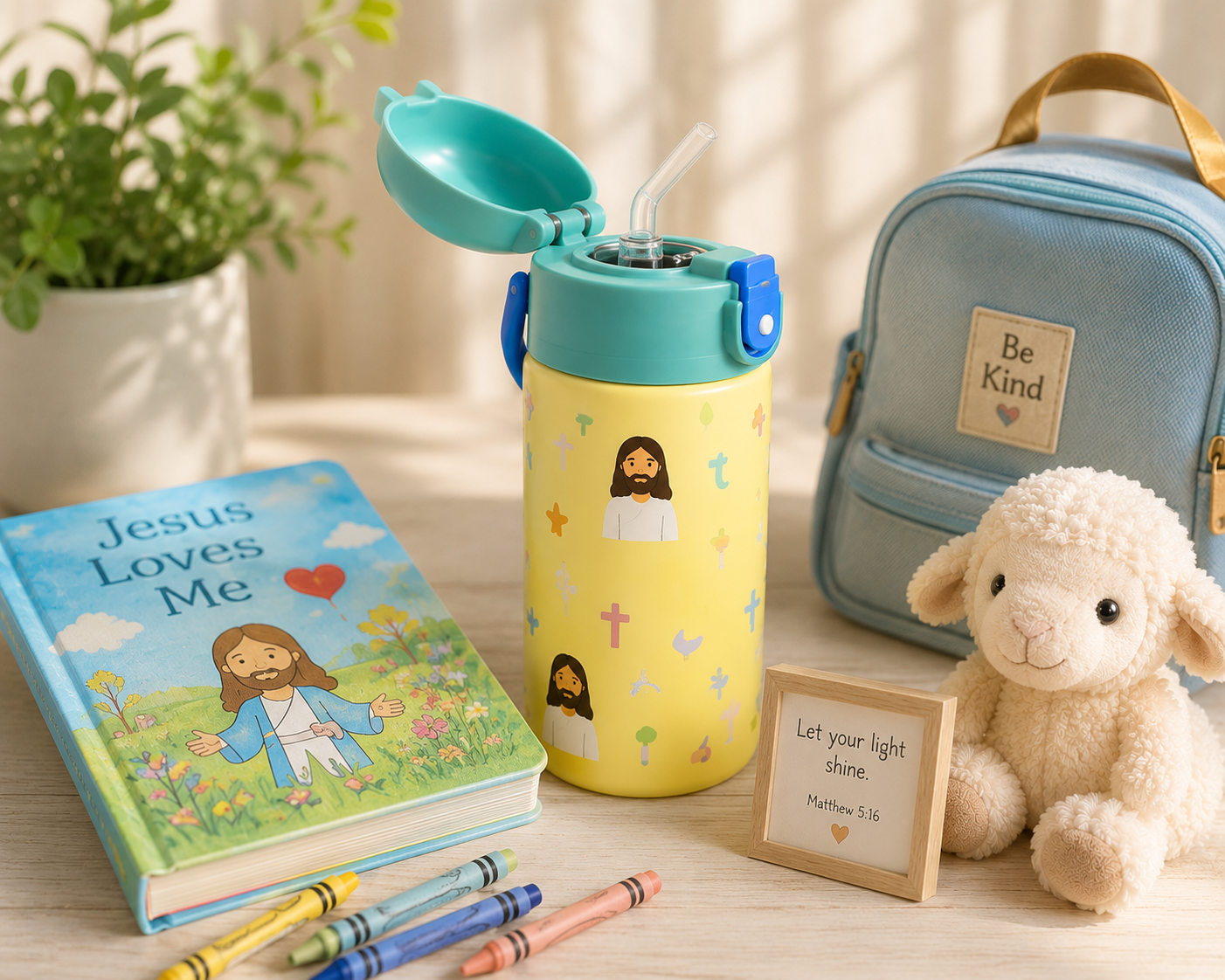 Jesus Stainless Steel Reusable Water Bottle