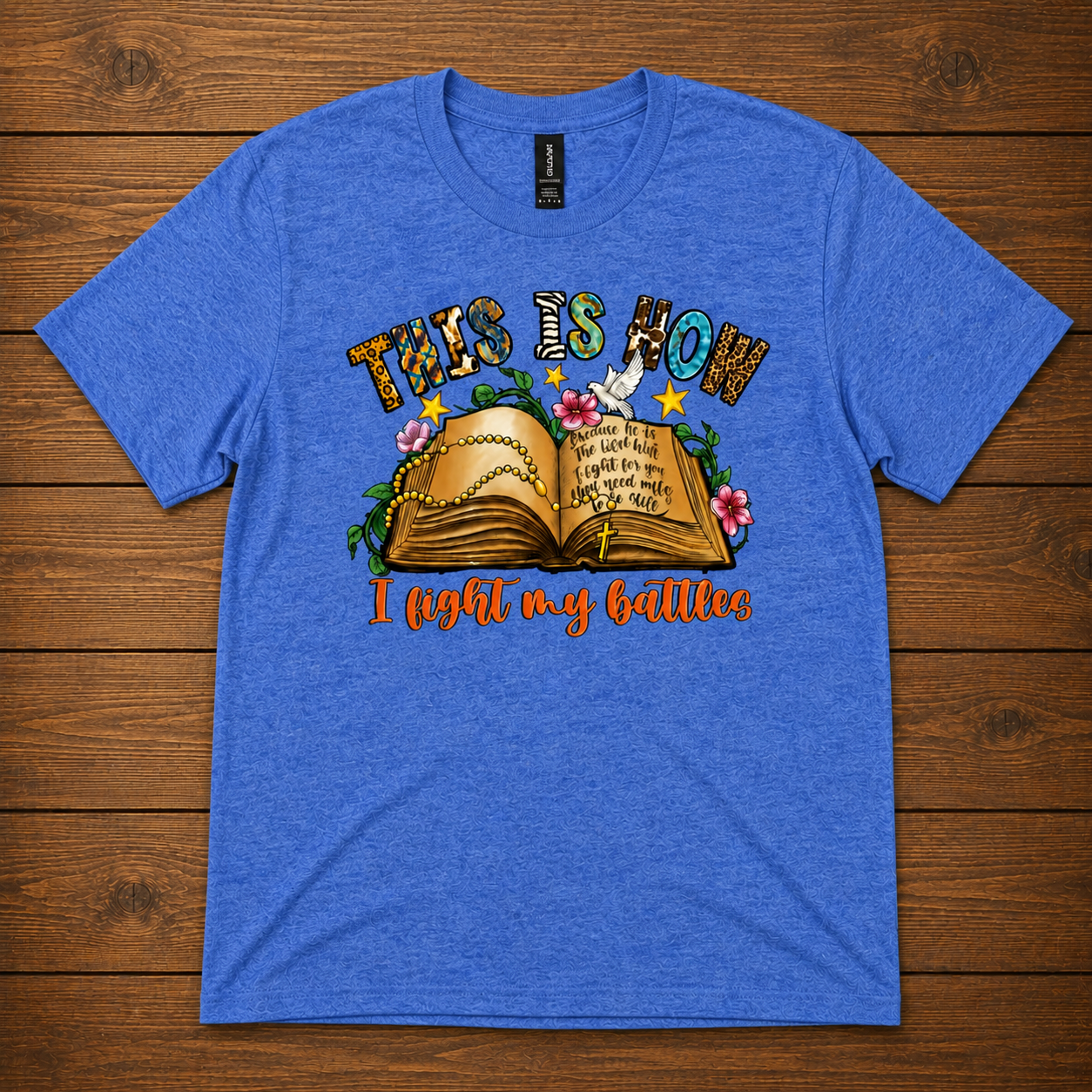 This Is How I Fight My Battles T-Shirt – Christian Faith Bible Tee