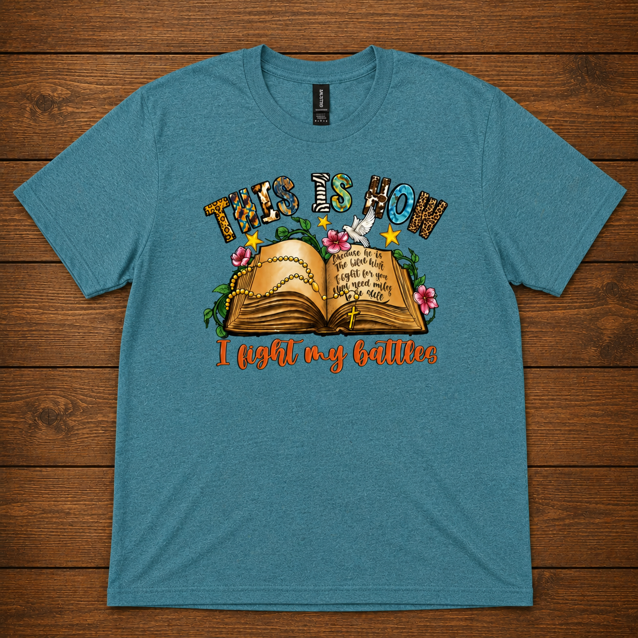 This Is How I Fight My Battles T-Shirt – Christian Faith Bible Tee