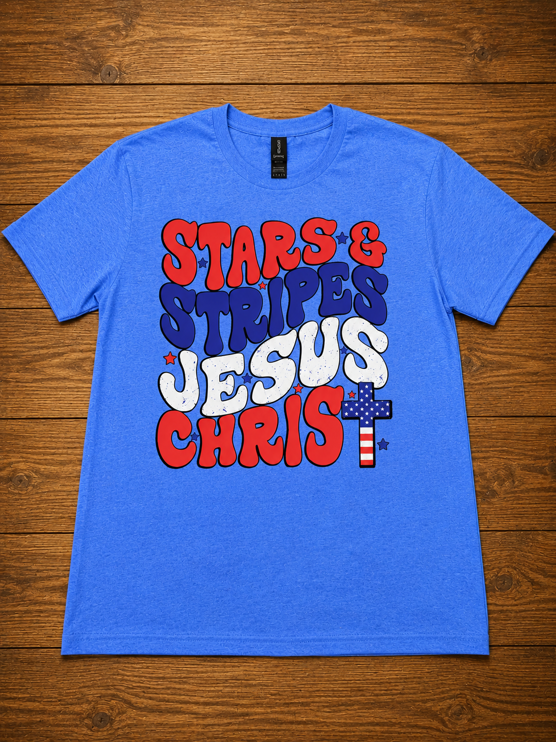 Stars & Stripes Jesus Christ Tee