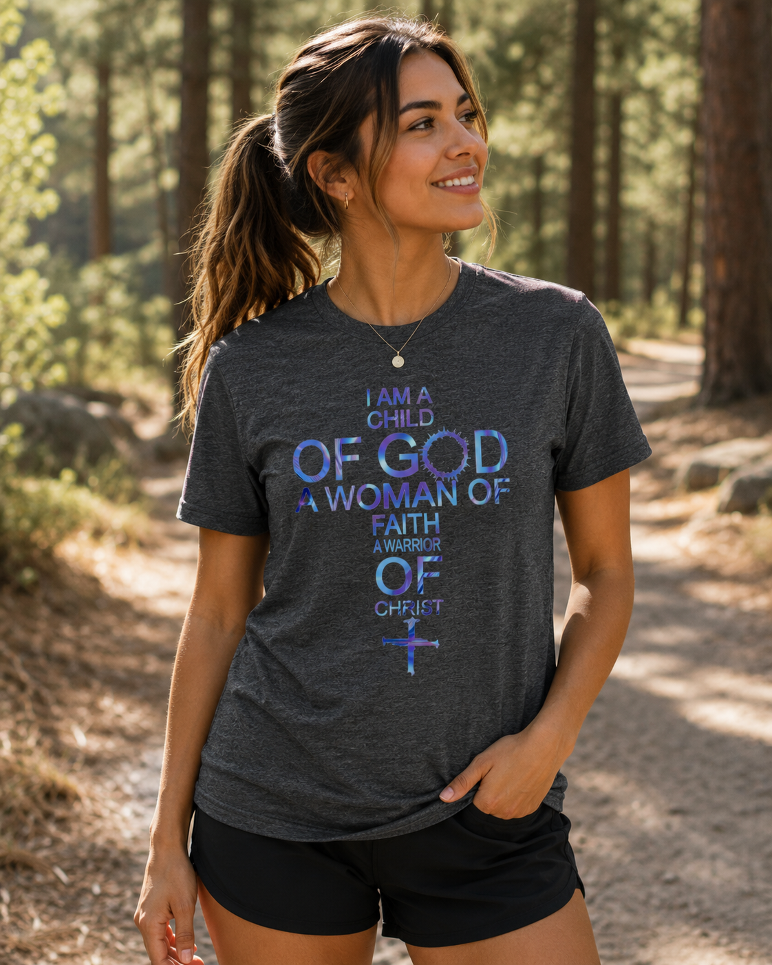 Child of God Woman of Faith T-Shirt